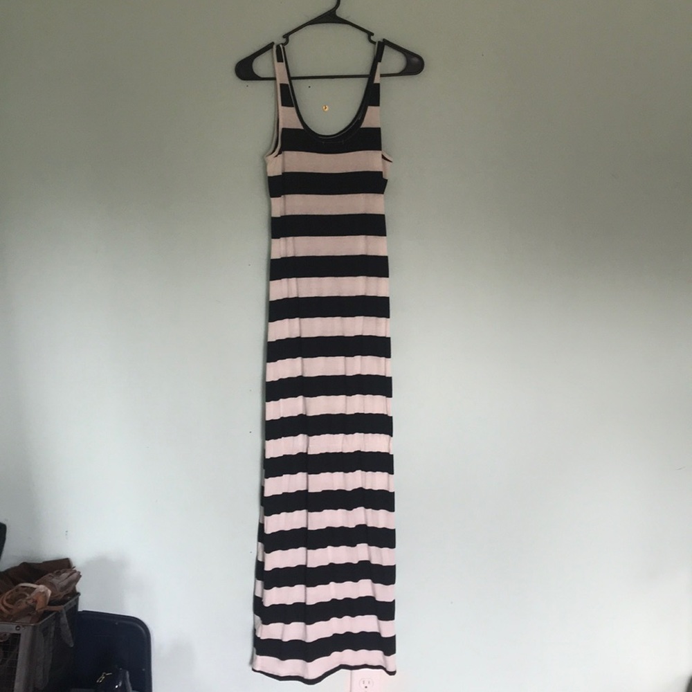 Striped maxi dress